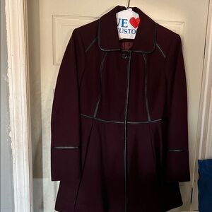 Women's Burgundy Coat